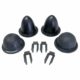 So. Cal. Classic VW Parts - Front Suspension Bump Stop Kit, Fits 1968-1979 Bus