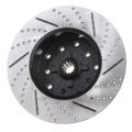 So. Cal. Classic VW Parts - So. Cal. Classic VW Parts - Rear Brake Rotor, Drilled, Slotted and coated, Short Spline, 5 x 112mm BMW and 5 x 130mm Porsche , Fits 1956-1967 Bug, Ghia,