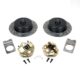 So. Cal. Classic VW Parts - No Hassle Front Disc Brake Kit, Double Drilled, Slotted and Electrostatically Coated, Chevy 5 x 4 ¾” and Ford 5 x 4 ½”, Fits 1966-1977 Bug, Ghia & Thing Stock Drum Spindles