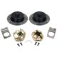 So. Cal. Classic VW Parts - No Hassle Front Disc Brake Kit, Double Drilled, Slotted and Electrostatically Coated, Porsche 5 x130mm and BMW 5 x 112mm, Fits 1966-1977 Bug, Ghia & Thing Stock Drum Spindles