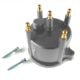 So. Cal. Classic VW Parts - Shock Wave Replacement Distributor Ignition Cap, Gray