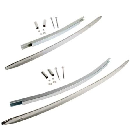 So. Cal. Classic VW Parts - Chrome Front and Rear Bumper Overrider, fits ’49-’67 Bug