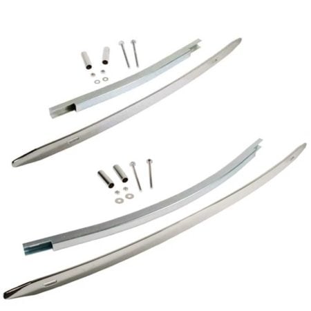 So. Cal. Classic VW Parts - Chrome Front and Rear Bumper Overrider, fits ’49-’67 Bug