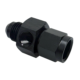 So. Cal. Classic VW Parts - 6 AN Male to -6 AN Female Straight Adapter with 1/8″ NPT Gauge Port, Black